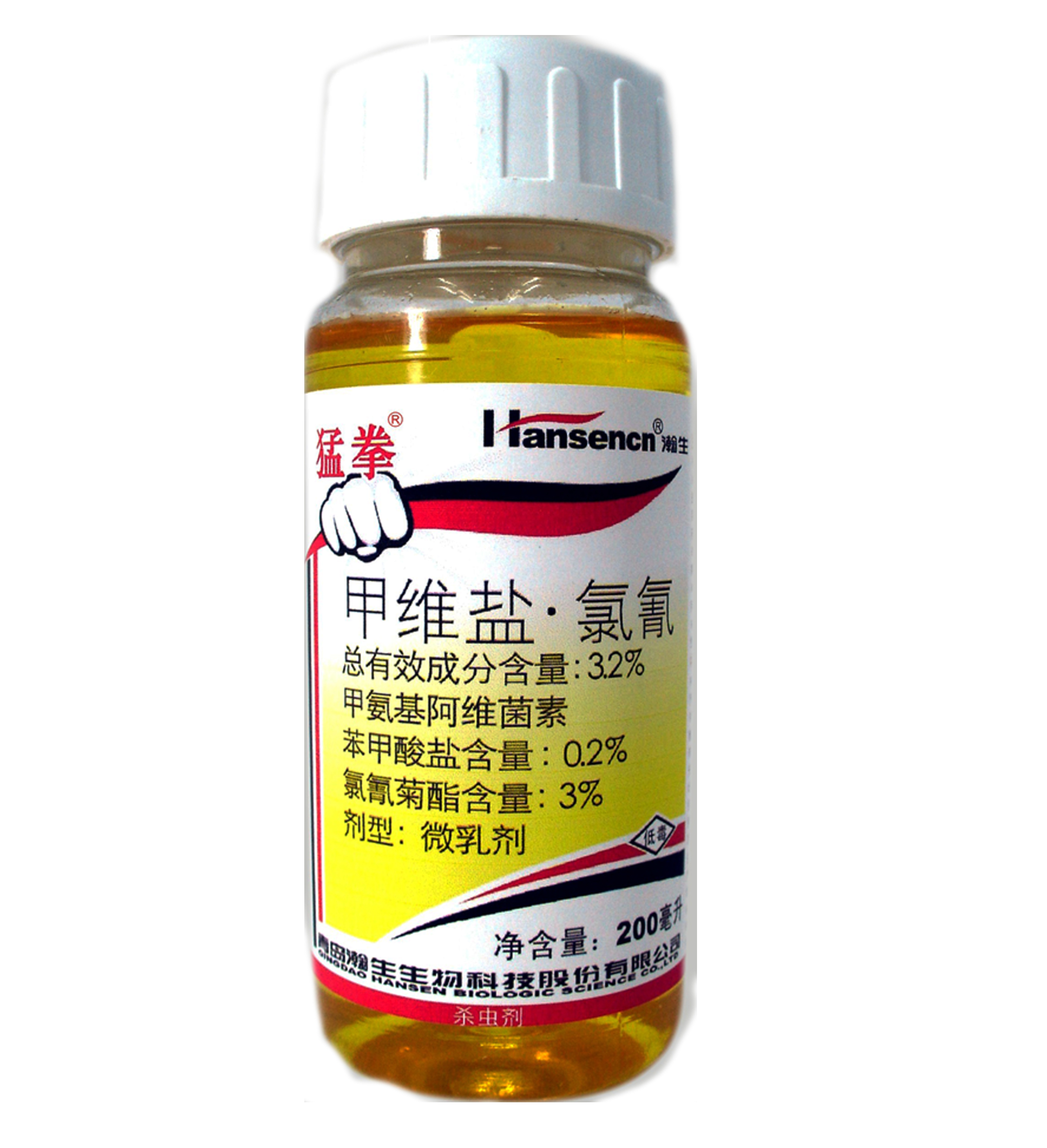 猛拳（3.2%甲维盐•氯氰菊酯微乳剂）